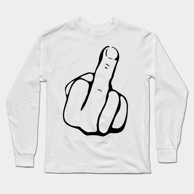 Kai Phillips middle finger Long Sleeve T-Shirt by kaiphillips